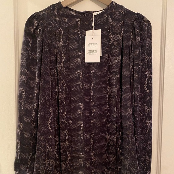 Brand new Anine Bing silk snake print blouse - size XS - Picture 11 of 16
